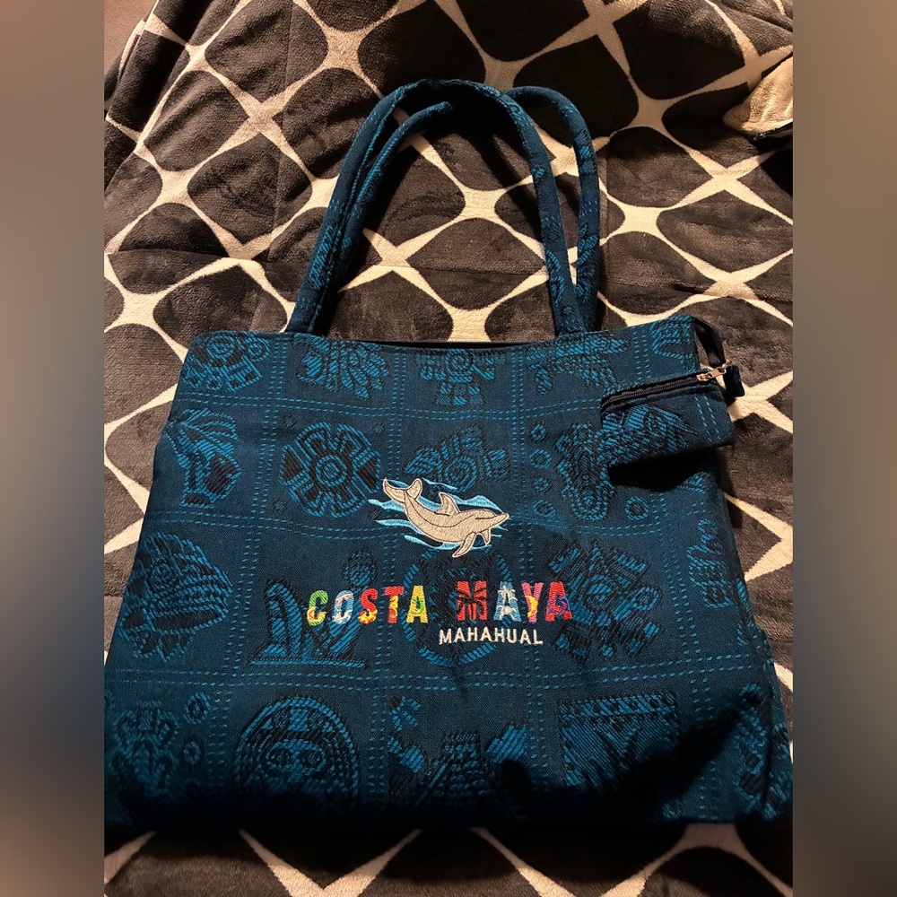 Costa Maya Blue Tote Bag bought from there